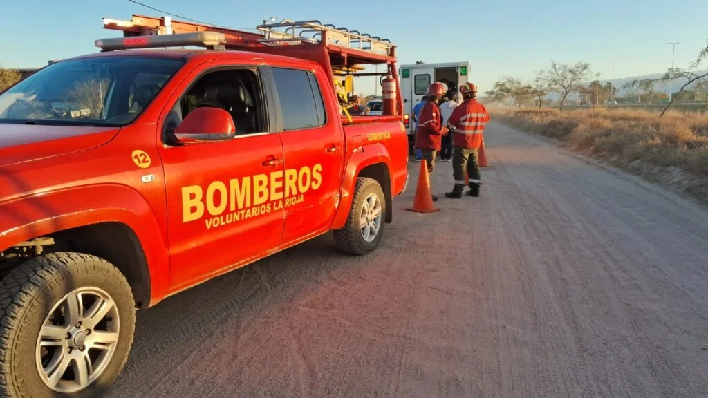Accidente en Ruta 38 provoca corte de tránsito y moviliza a emergencias en La Rioja