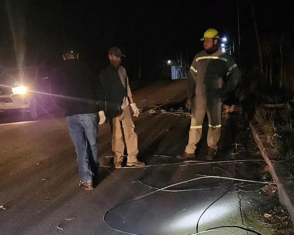 Guandacol sufre cortes de luz y daños por el intenso viento zonda