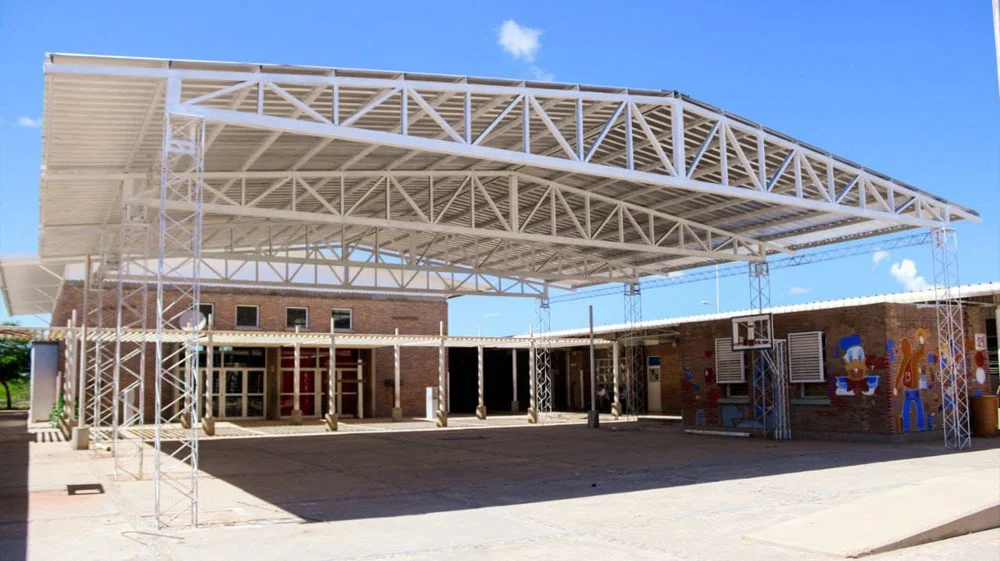 La escuela Ramírez de Velasco celebra la culminación de su nuevo tinglado en La Rioja
