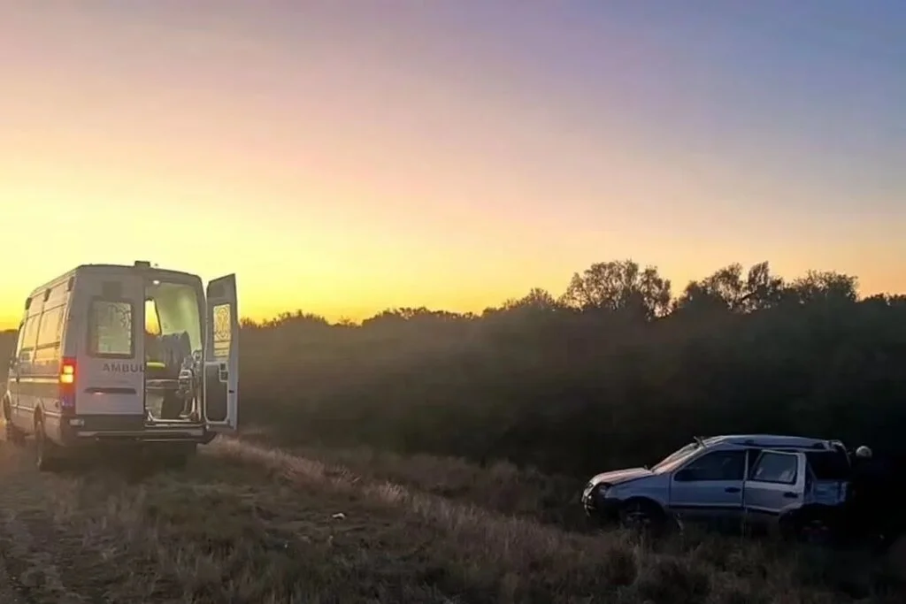 Vuelco en Ruta Nacional 38 deja a dos heridos y complica la circulación en la zona