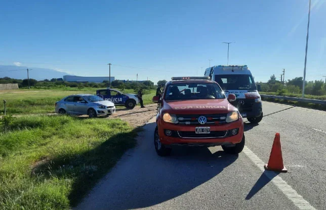 Accidente en Ruta 38 deja a una mujer en estado crítico en el hospital