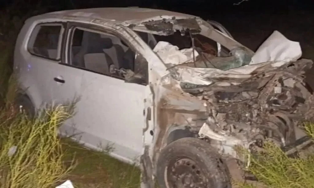 Accidente en Ruta Nacional 76: conductor herido al chocar con ganado suelto