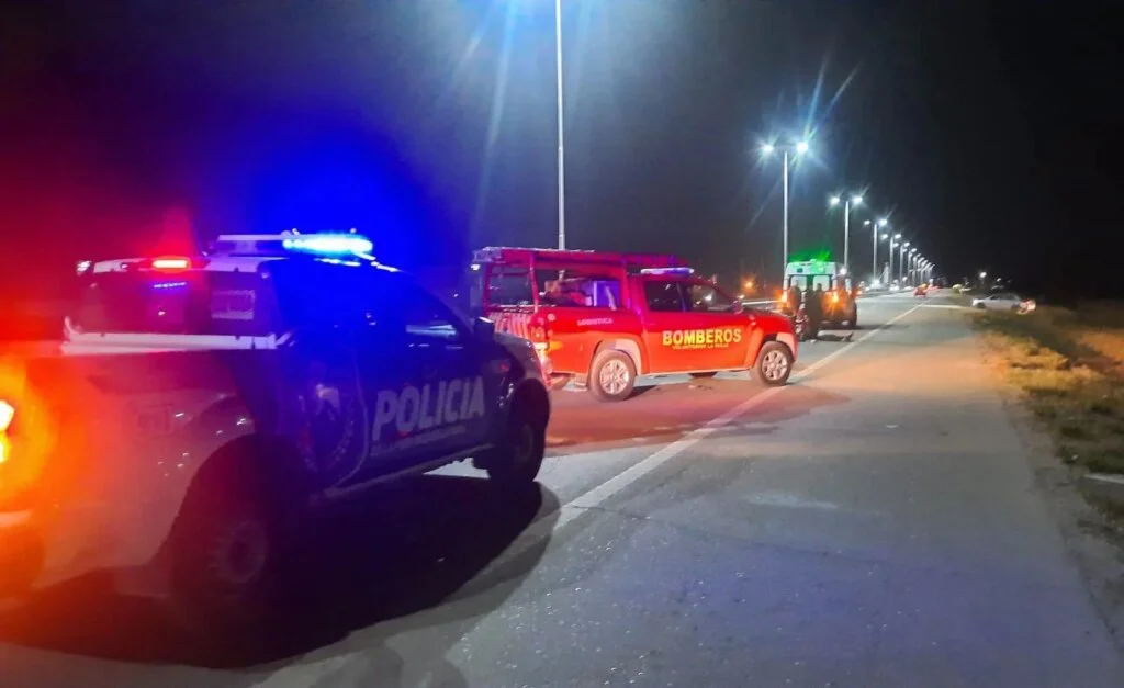 Accidente en Ruta Nacional N° 38 deja dos heridos y complica el tránsito en la zona