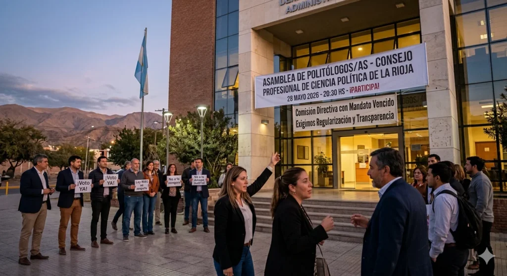 Asamblea urgente en La Rioja: politólogos discuten futuro de la Comisión Directiva