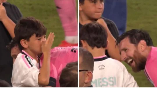 Ciro Messi provoca risas a su padre tras el triunfo del Inter Miami en un divertido video