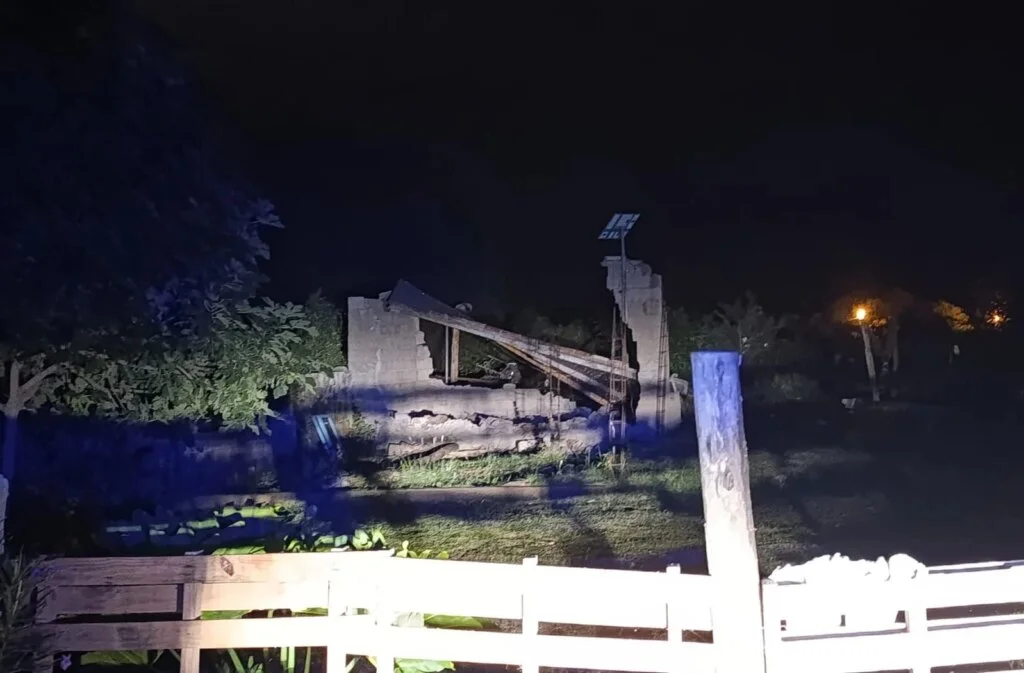 Dramático colapso de vivienda en Chamical: vecinos se alertan por riesgos estructurales