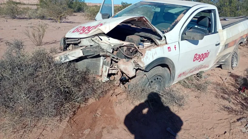 Espectacular vuelco en Ruta Nacional N° 76 deja un conductor herido cerca de San Nicolás