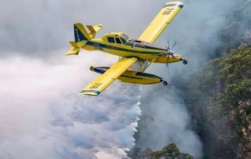 Incendio en Guanchín: operativos de emergencia se intensifican en Los Manzanos