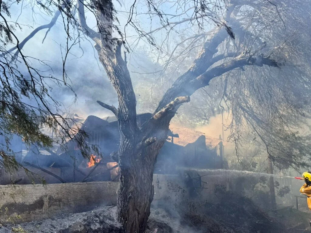 Incendio en Sanagasta: el salón de té «Sabor a Mi» se recupera sin heridos