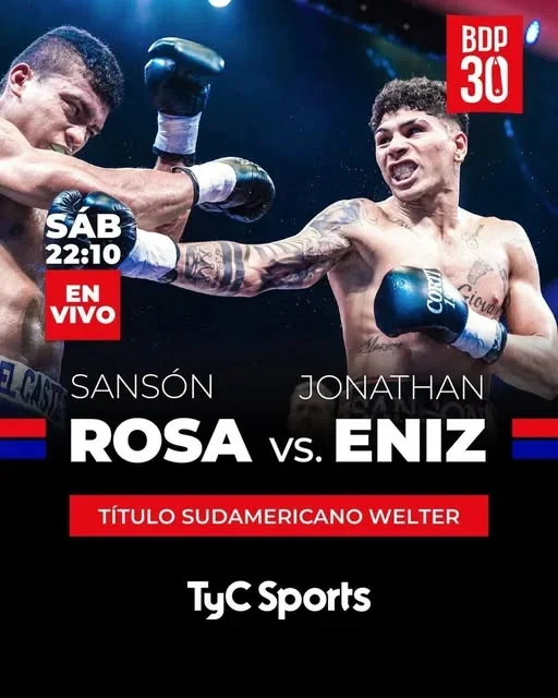 José "Sansón" Rosa busca consagrarse campeón sudamericano en el Estadio FAB este sábado