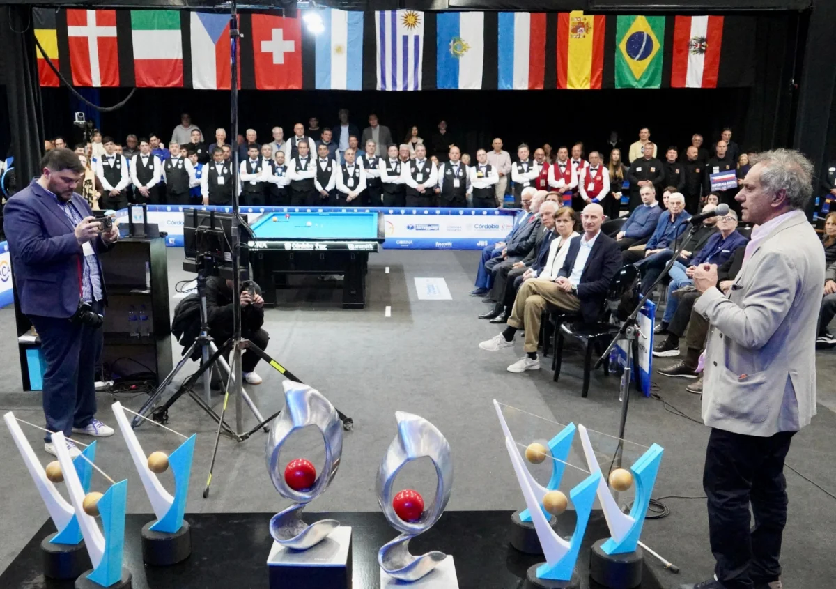 La Rioja se destaca en el Mundial de Billar en Córdoba con representantes locales.