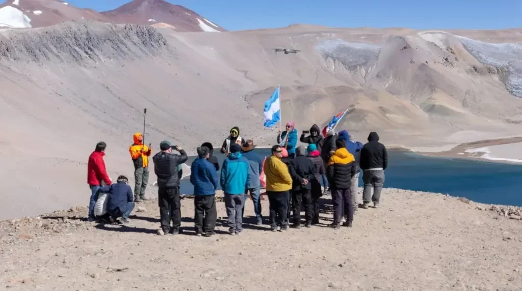 Misa histórica en el cráter Corona del Inca: un hito a 5.400 metros de altura