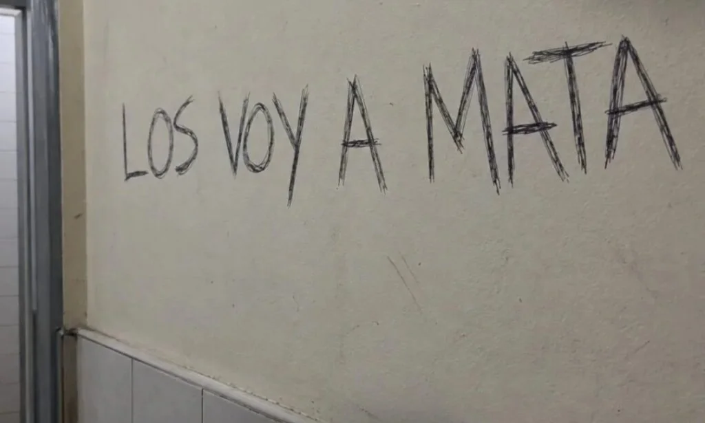 Protocolo de seguridad en escuela de Chilecito tras amenazas de muerte