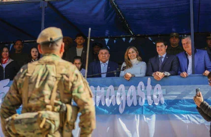 Sanagasta celebra su aniversario con un fuerte énfasis en el federalismo y la unidad provincial