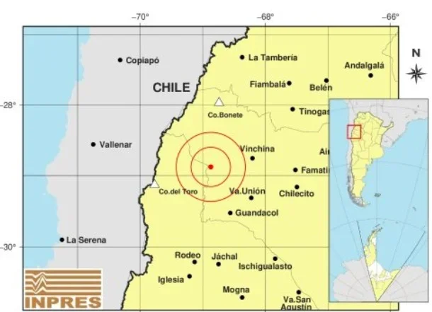 Sismo de magnitud 5 provoca alarma en La Rioja durante la madrugada