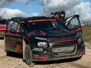 Valentín Folledo celebra su debut en el Citroën C3 Rally2 en La Rioja