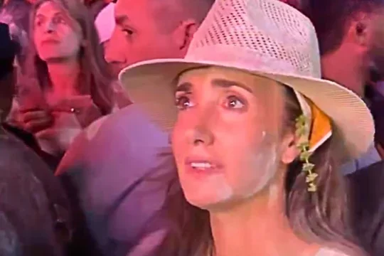 Victoria Villarruel se adueña del escenario en la Chaya y lanza un reto a Javier Milei