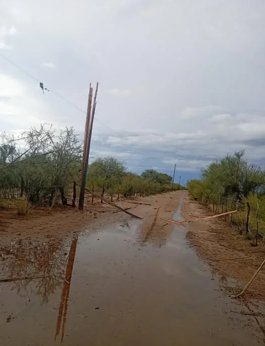 Zonas rurales y barrios de la Capital enfrentan cortes de energía tras tormentas recientes